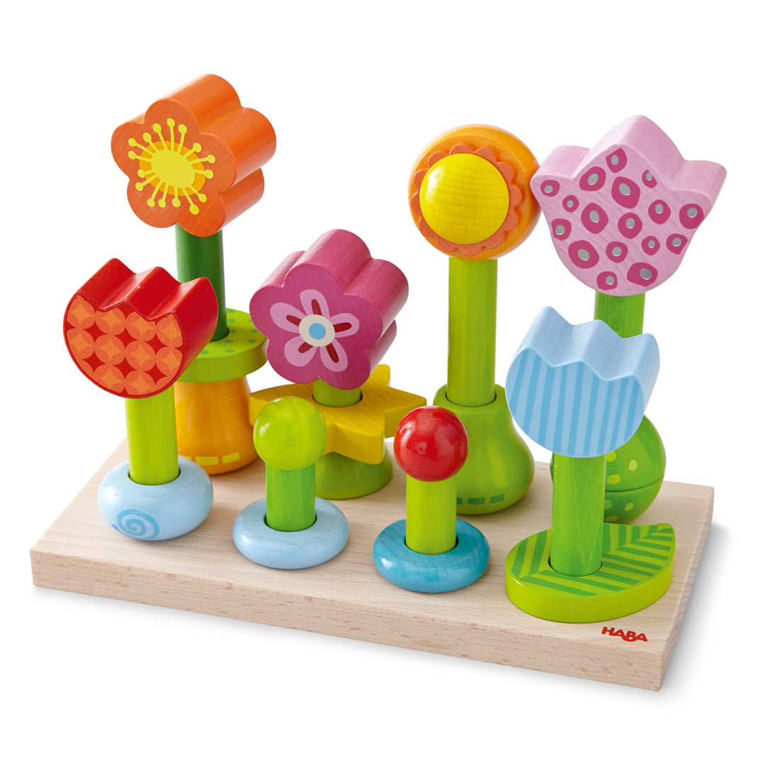 Jardin de fleurs à composer en bois